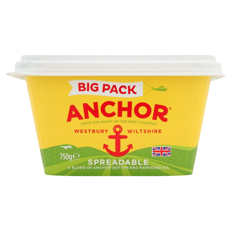 Anchor Spreadable Blend of Butter & Rapeseed Oil Spread 750g