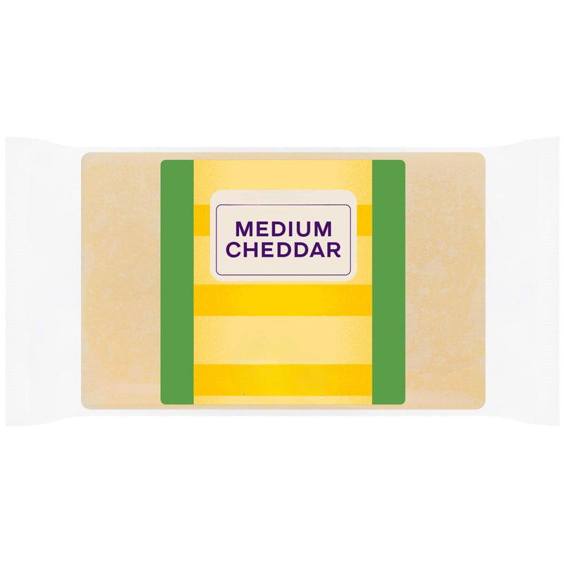 British Medium Cheddar Cheese 400g