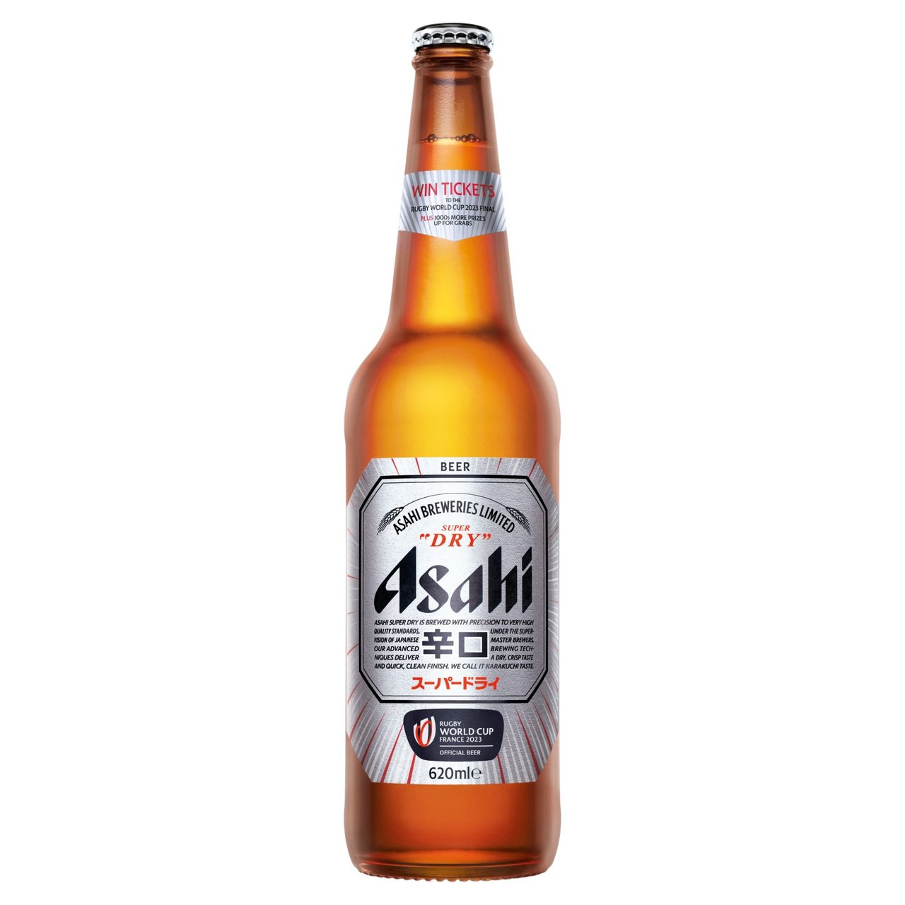 Asahi Super Dry Beer Lager Bottle 620ml