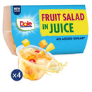 Dole Fruit Salad Cherry In Juice Fruit Snacks 4x113g