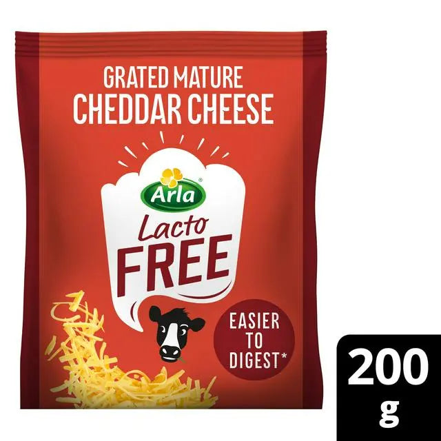 Arla Lactofree Mature Cheddar Grated Cheese 200g