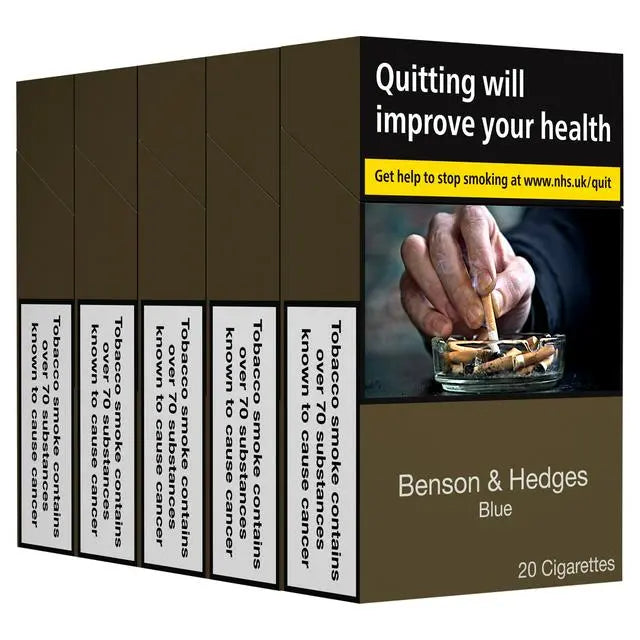 Benson & Hedges Blue King Size Cigarettes 5x20