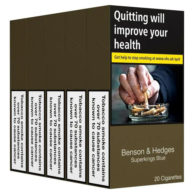 Benson & Hedges Blue Superkings Cigarettes 5x20