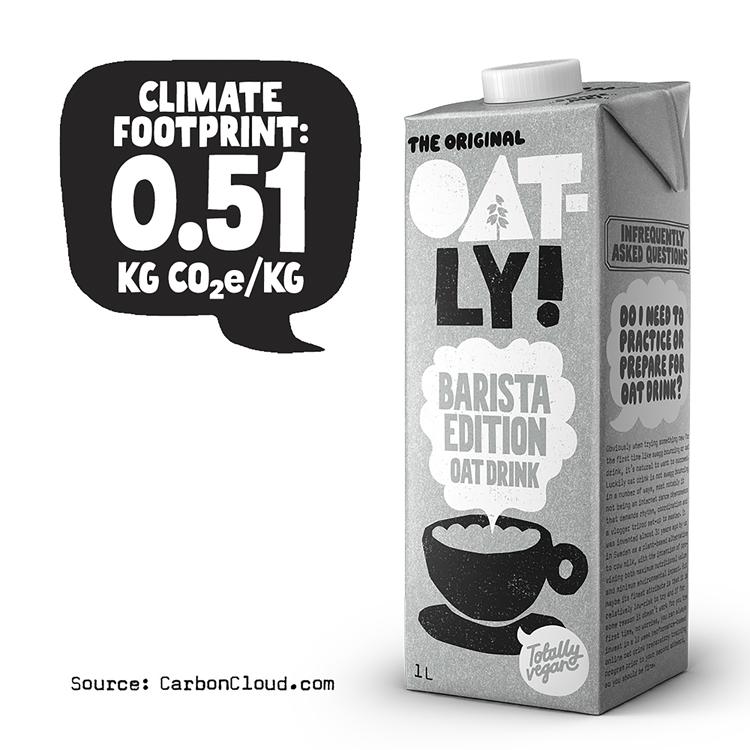 Oatly Oat Drink Barista Edition Long Life 1 Litre