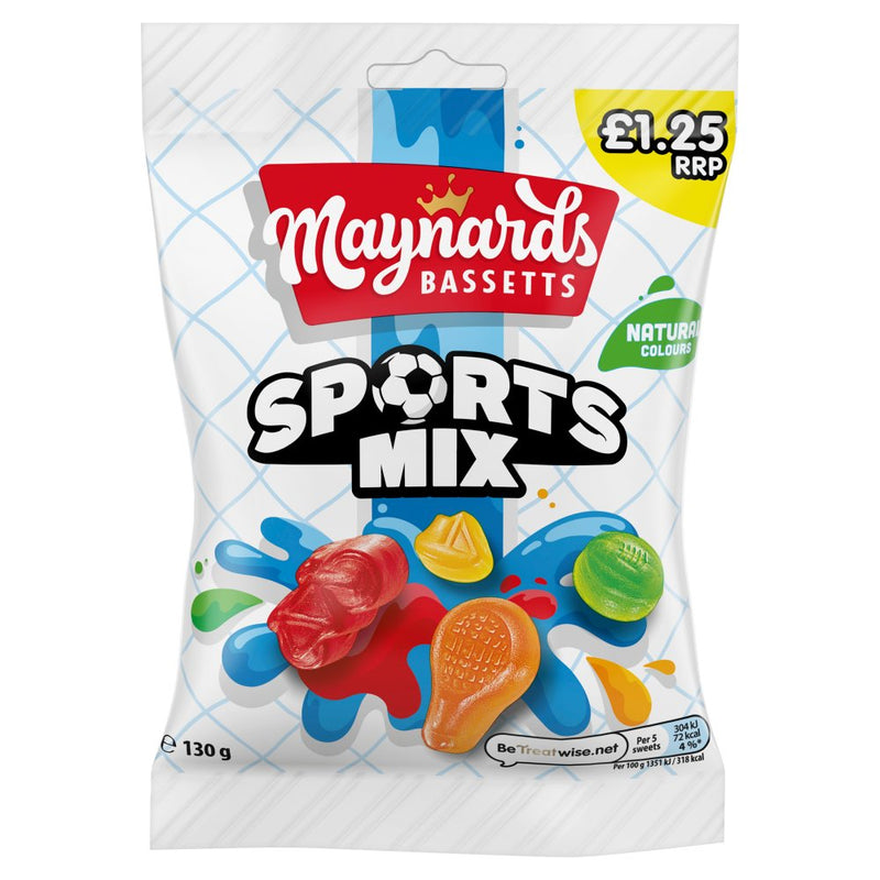 Maynards Bassetts Sports Mix Sweets Bag 130g