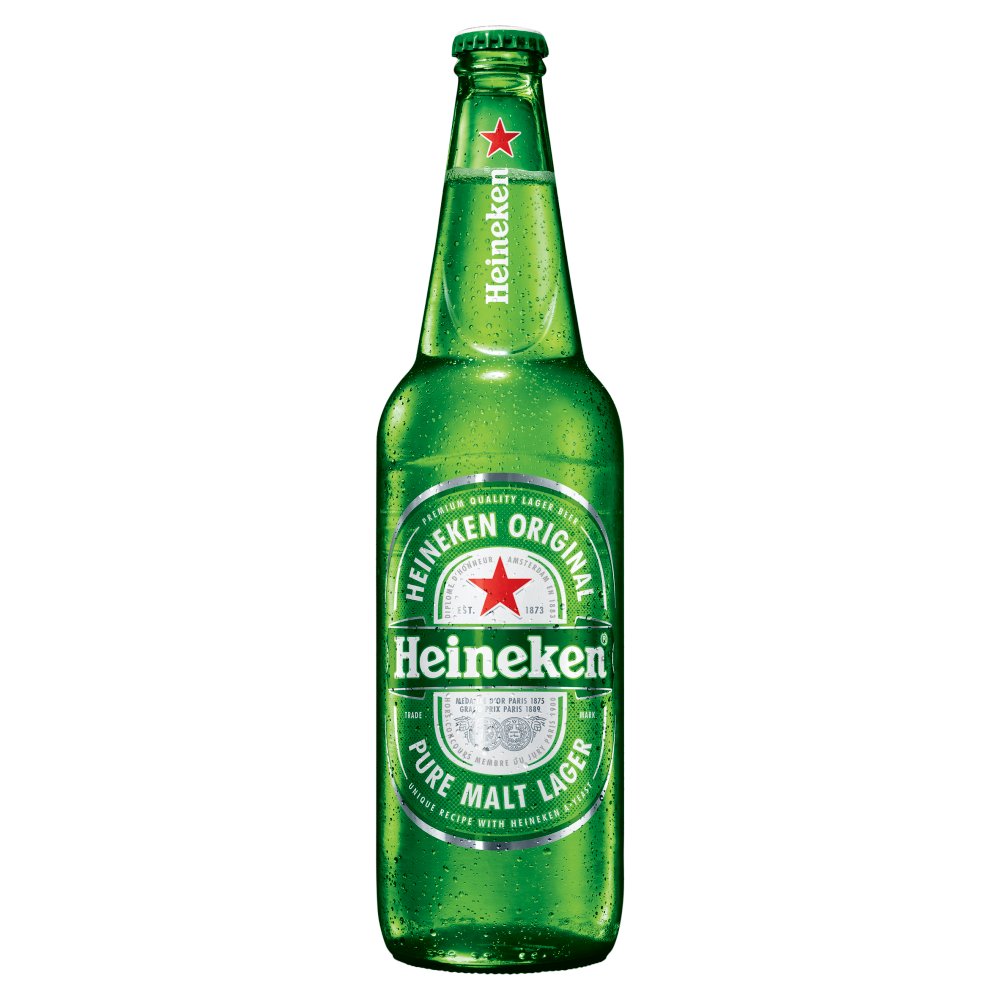 Heineken Premium Lager Beer Bottle 650ml
