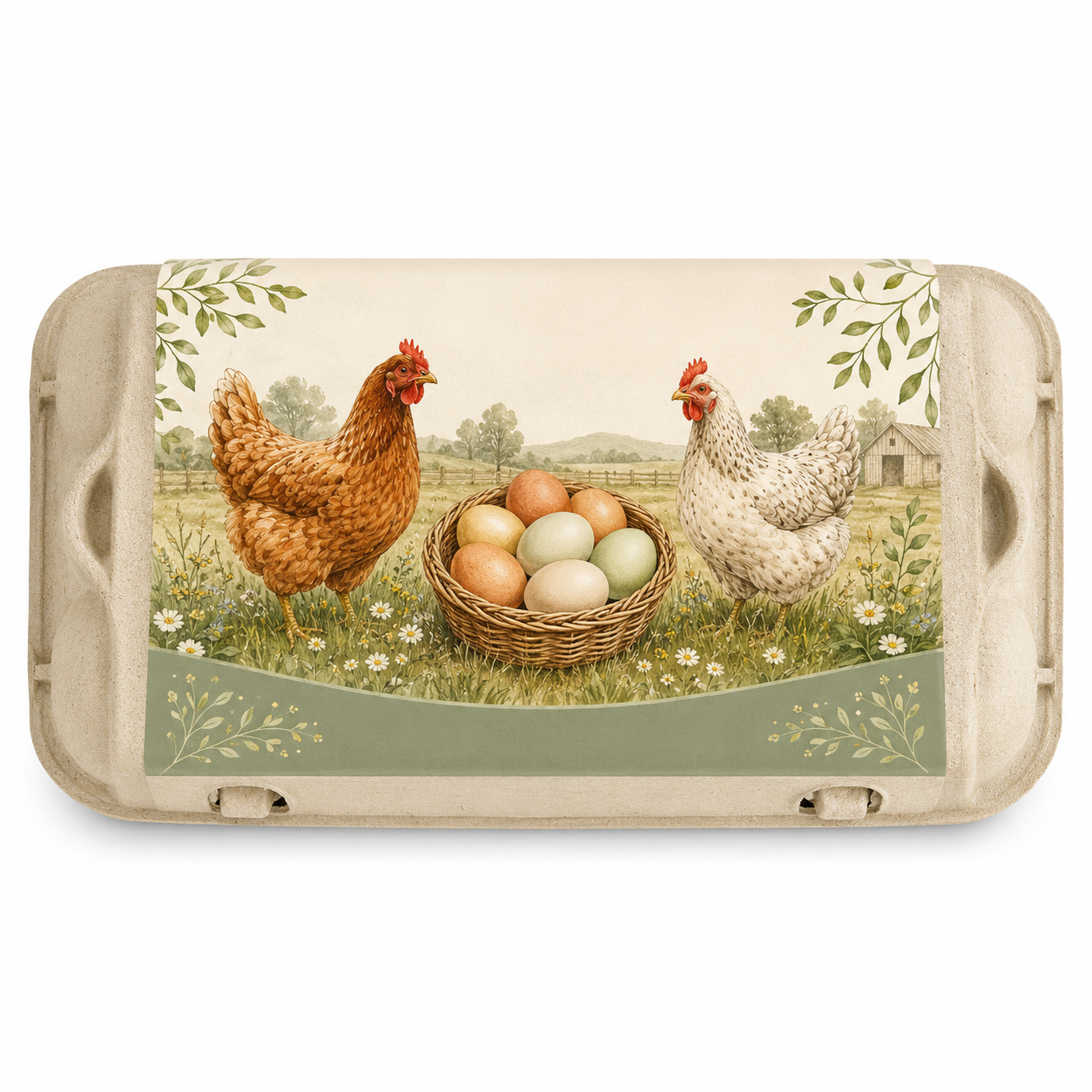 British Mixed Weight Free Range Organic Eggs  x12 [Retailer's Own Brand]