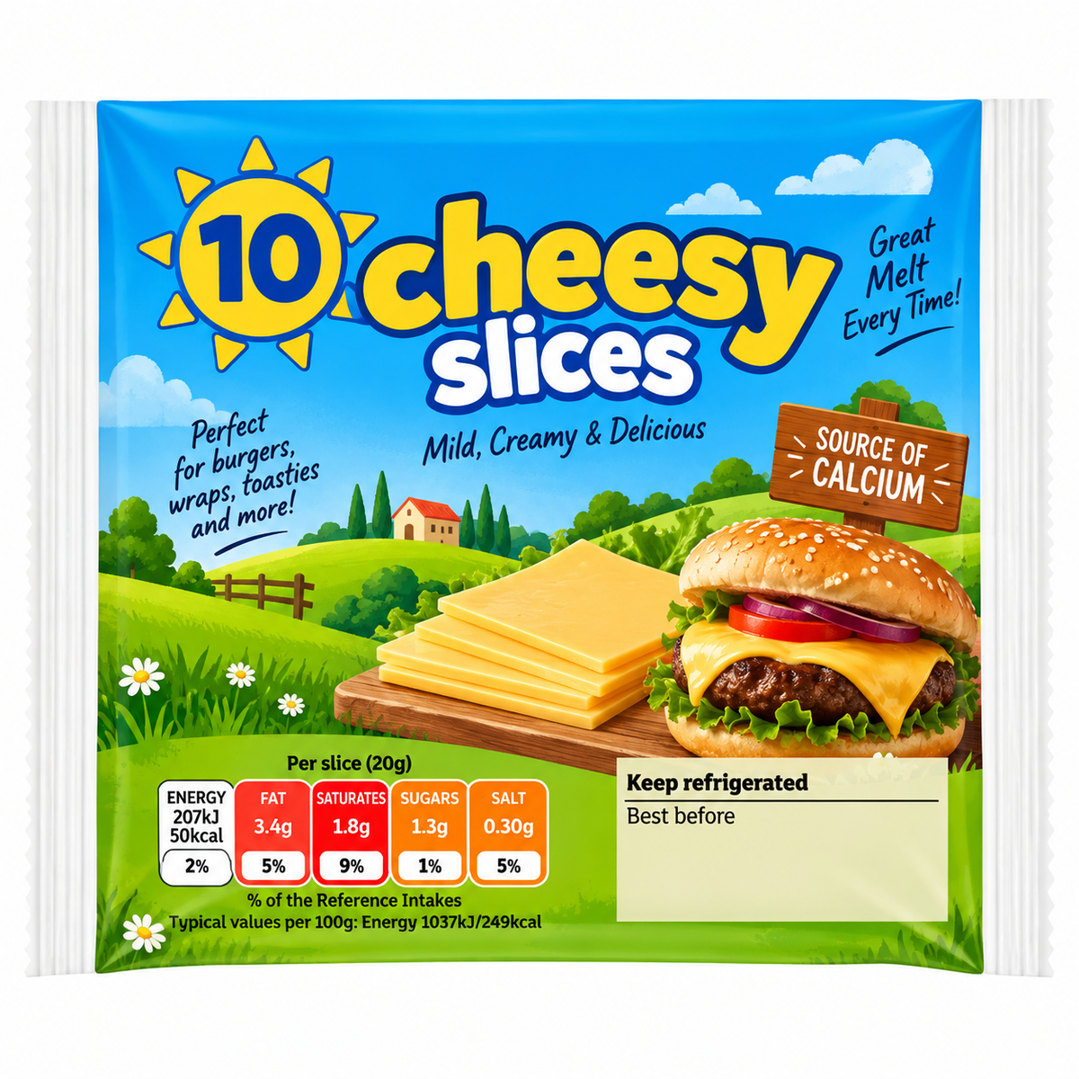 Cheesy Slices x 10