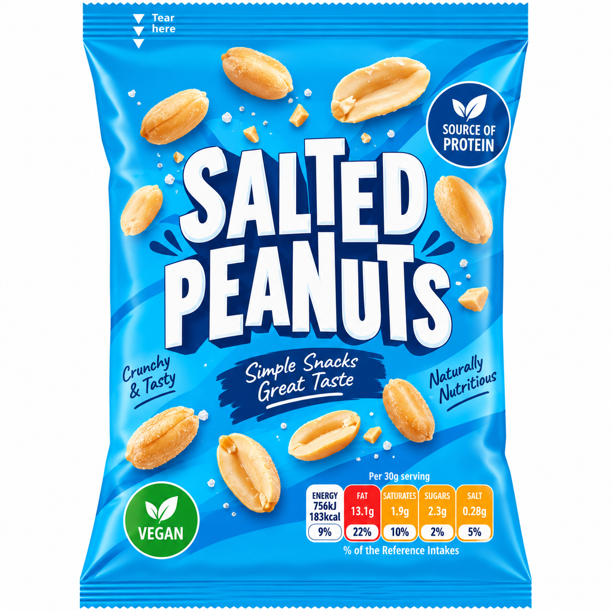 Salted Peanuts 200g
