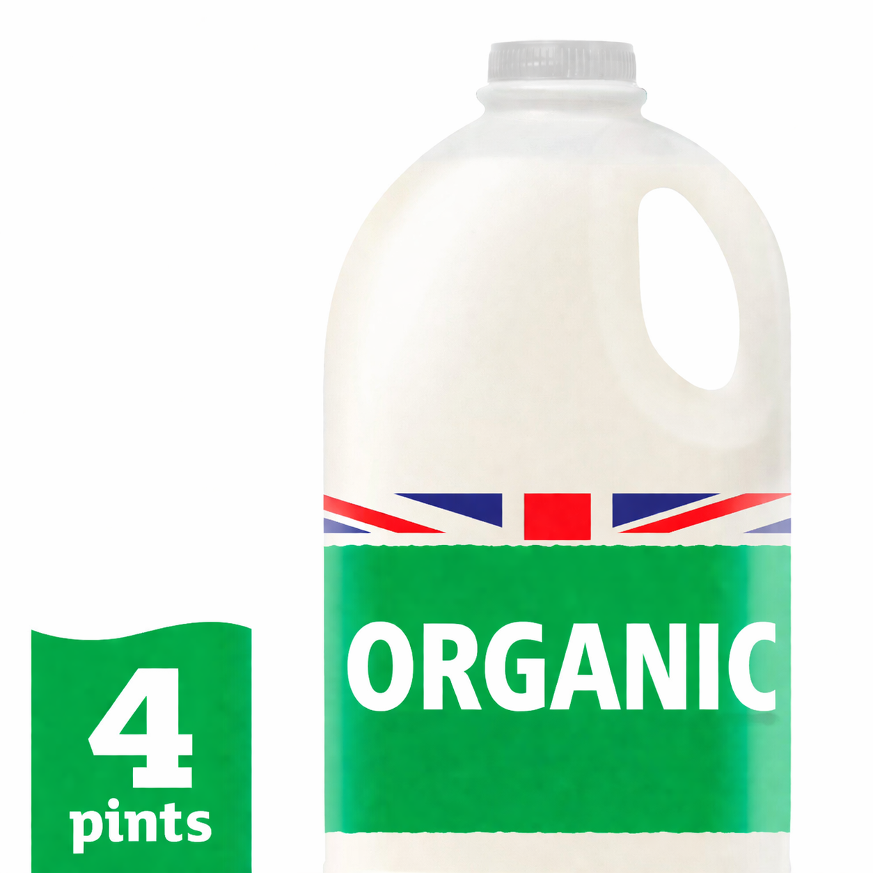British Organic Semi Skimmed Milk 2.27L (4 pint)
