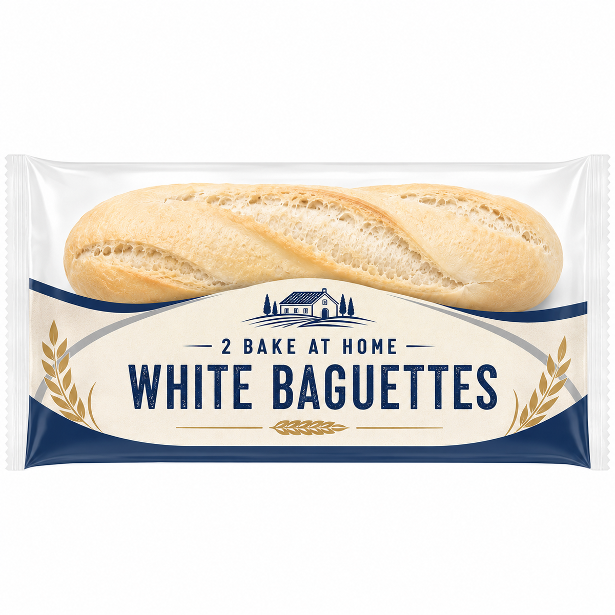 Bake at Home White Baguettes x2