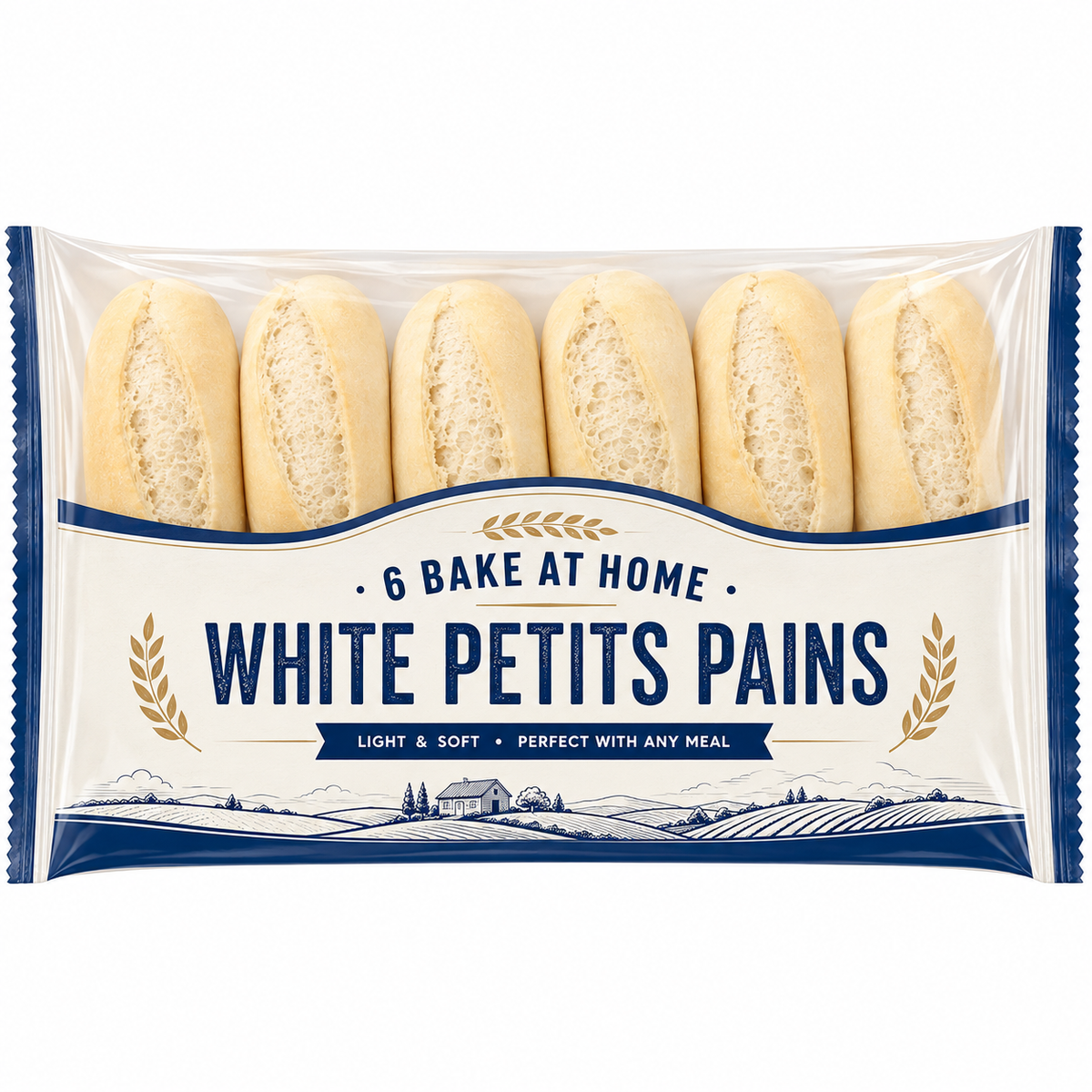 Bake at Home White Petit Pains x6