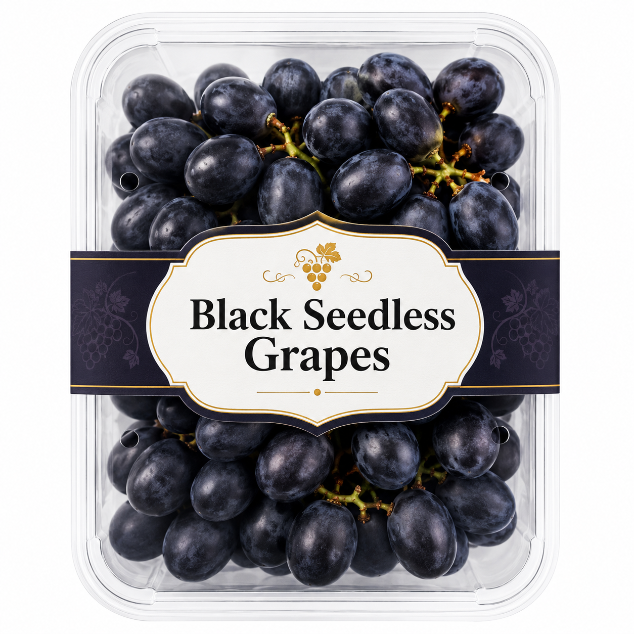 Black Seedless Grapes 500g
