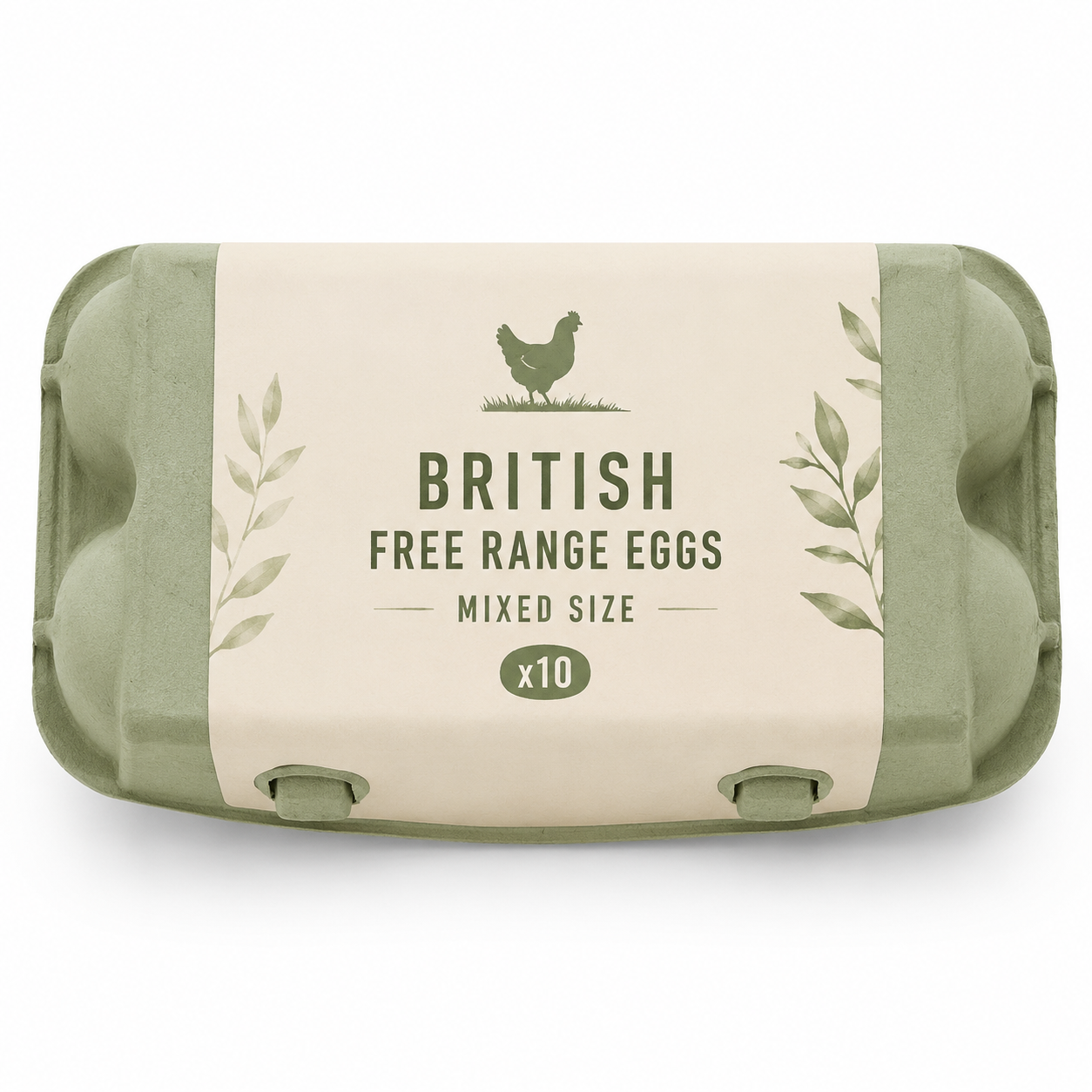 British Free Range Eggs Mixed Size (SSC) x10 [Retailer's Own Brand]