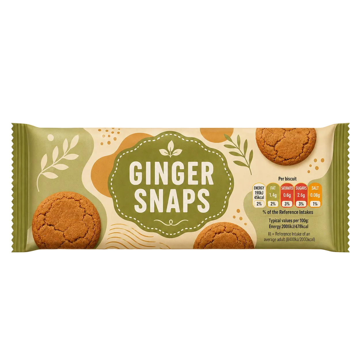 Ginger Nut Snaps Biscuits 200g [Retailer's Own Brand]