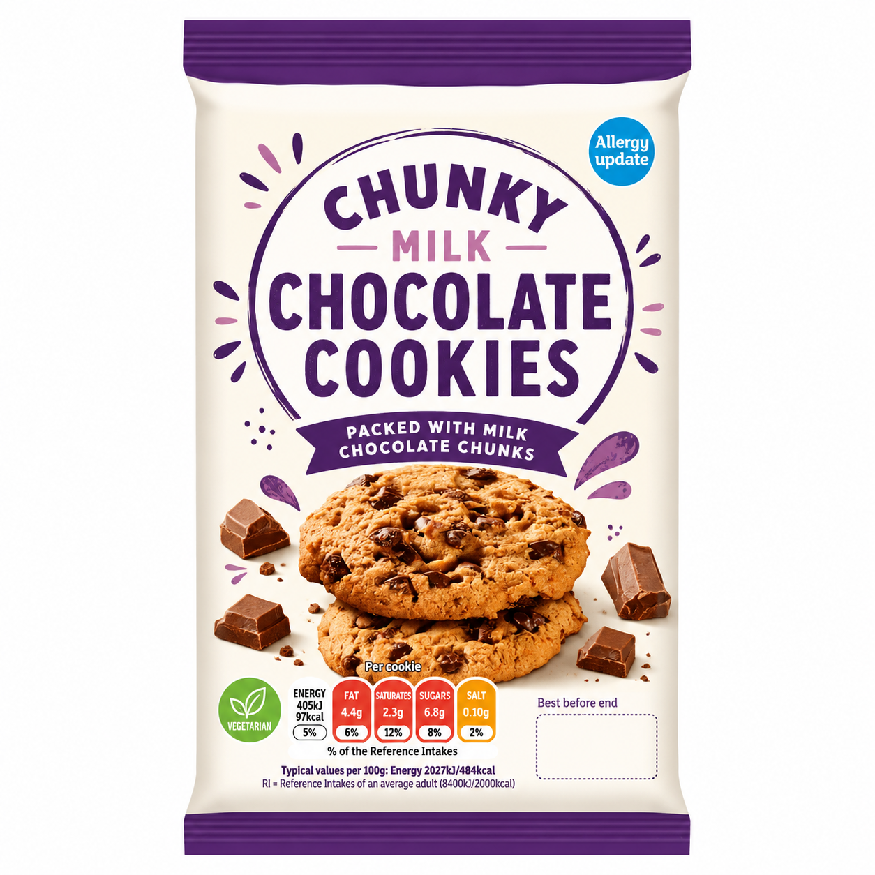 Chocolate Chunk Cookies 200g [Retailer's Own Brand]