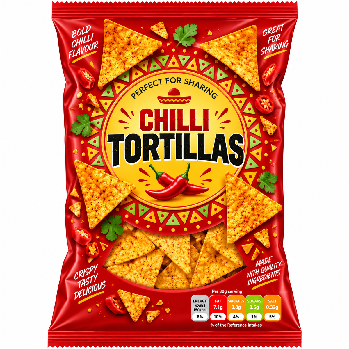 Tortilla Chips Chilli 200g