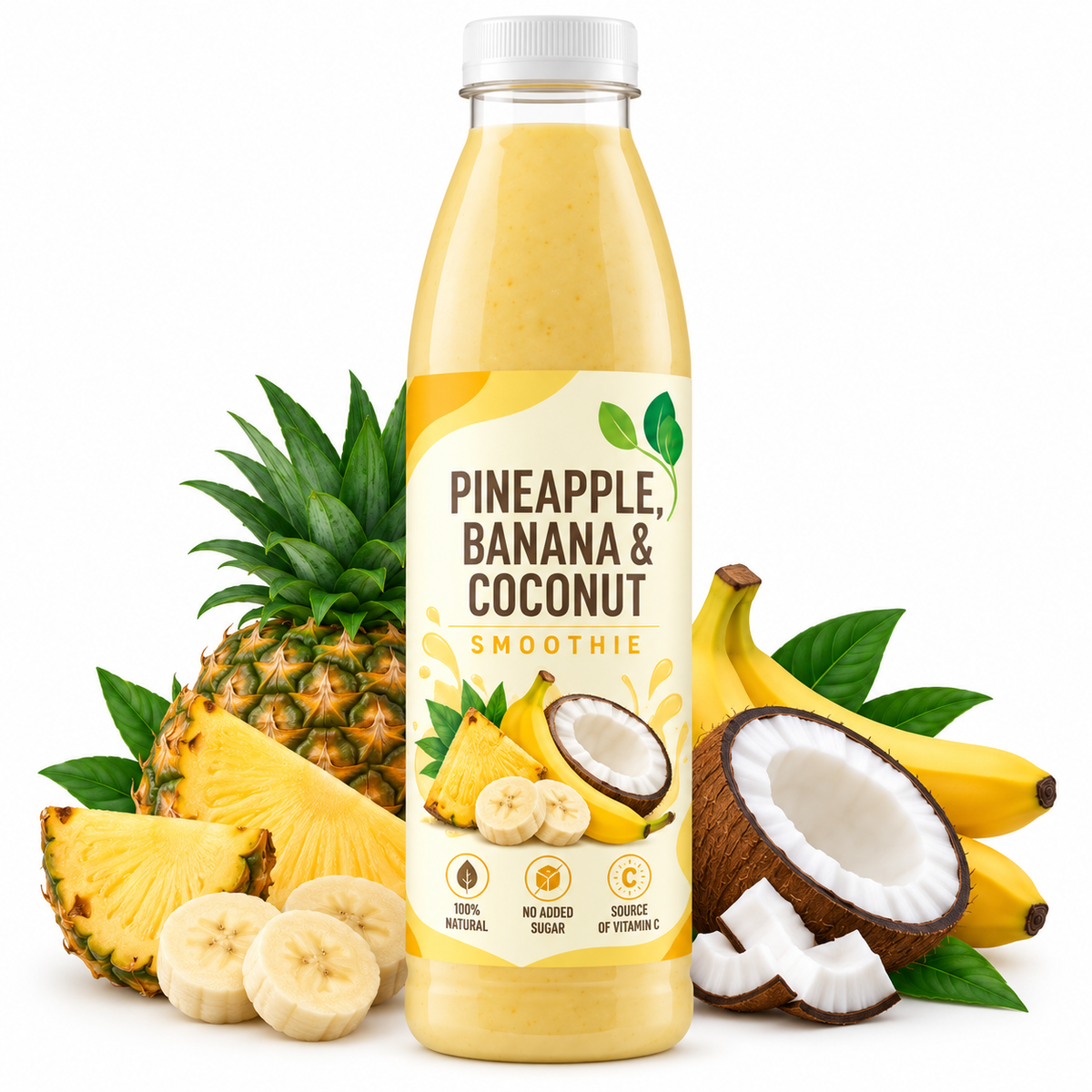 Pineapple, Banana & Coconut Smoothie 750ml [Retailer's Own Brand]