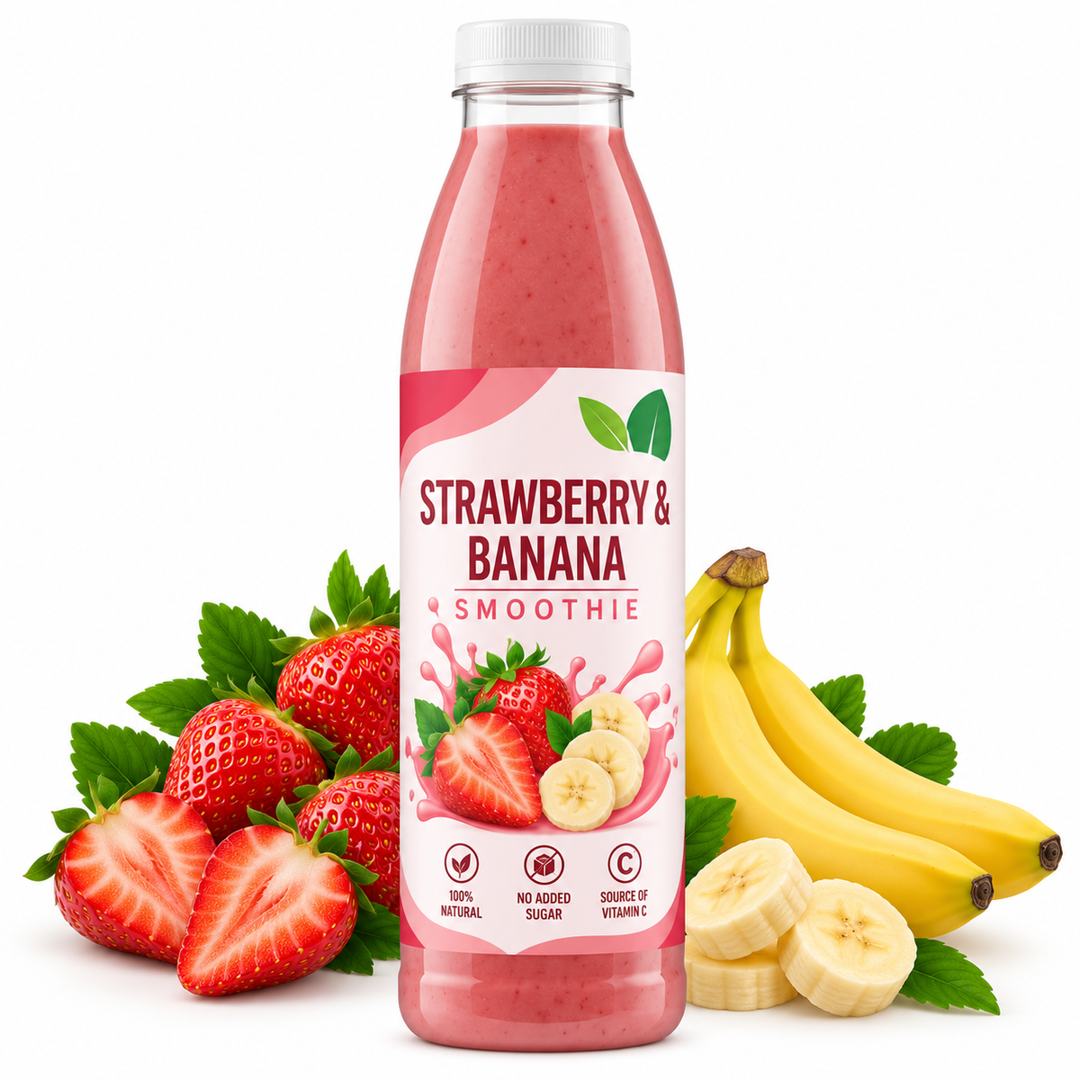 Strawberry & Banana Smoothie 750ml [Retailer's Own Brand]