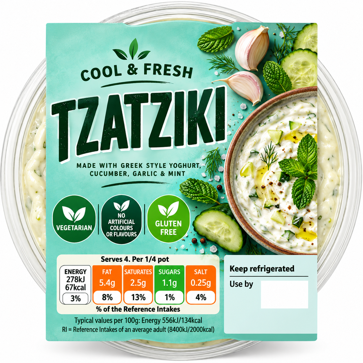 Tzatziki Dips 200g [Retailer's Own Brand]
