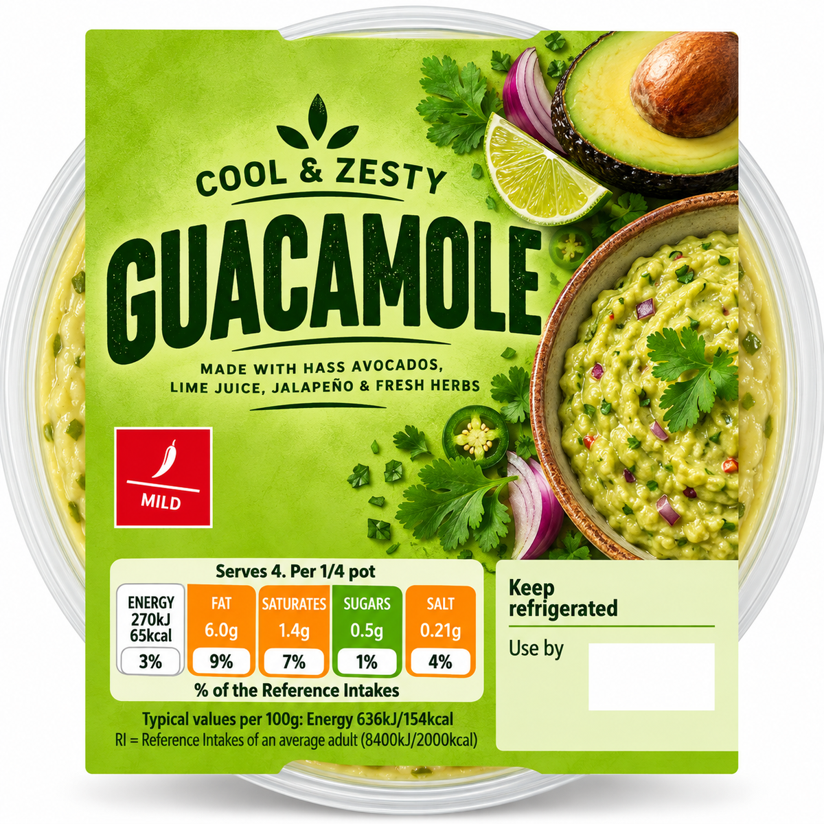 Guacamole Dips 170g [Retailer's Own Brand]