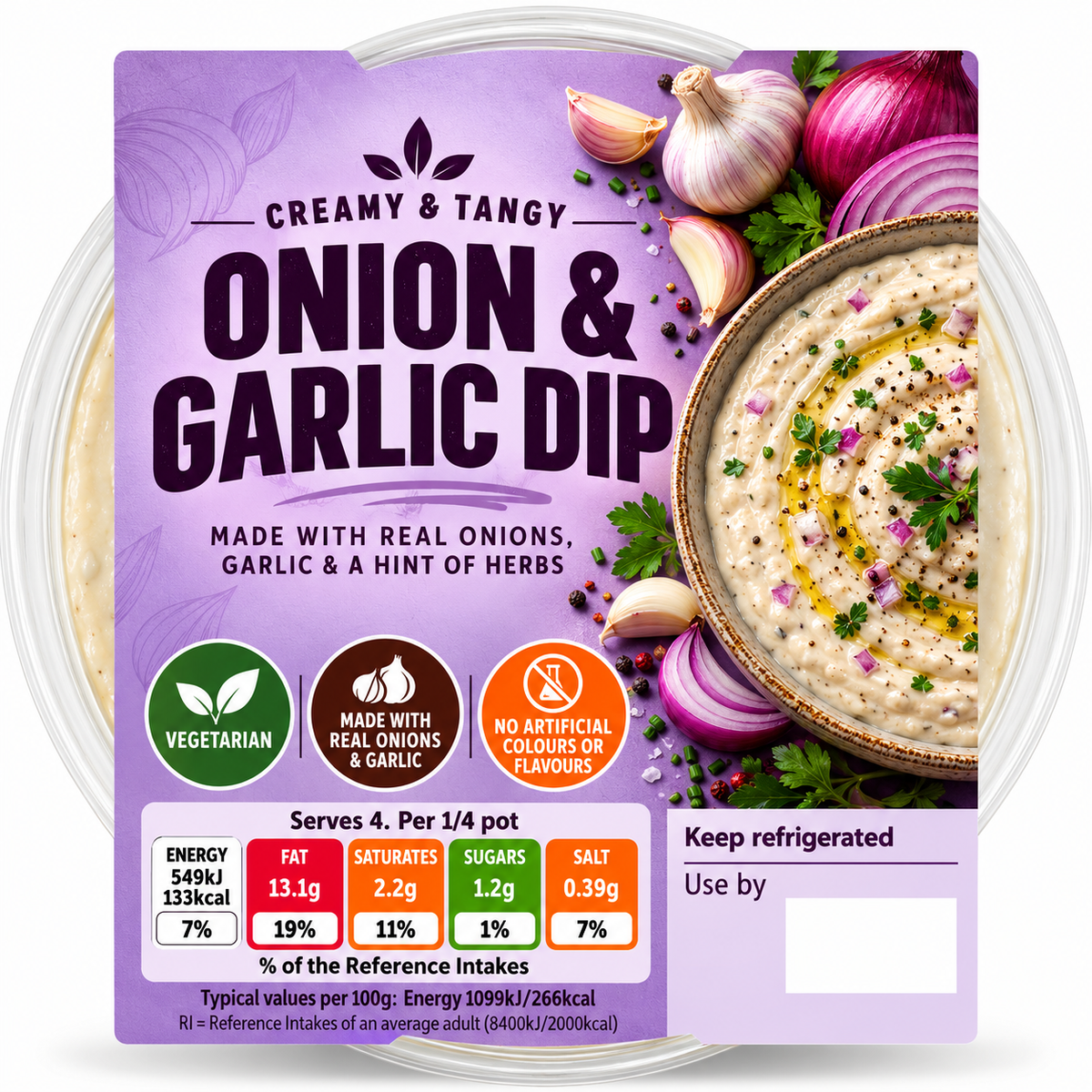 Onion & Garlic Dips 200g [Retailer's Own Brand]