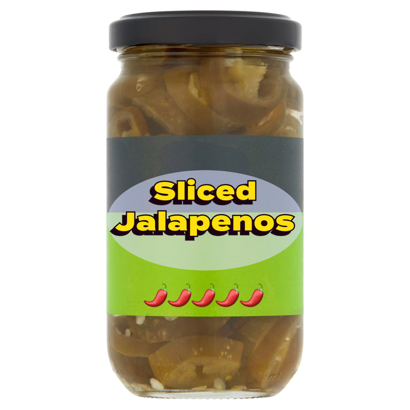 Sliced Green Jalapenos (Heat🌶️🌶️🌶️🌶️🌶️) 200g