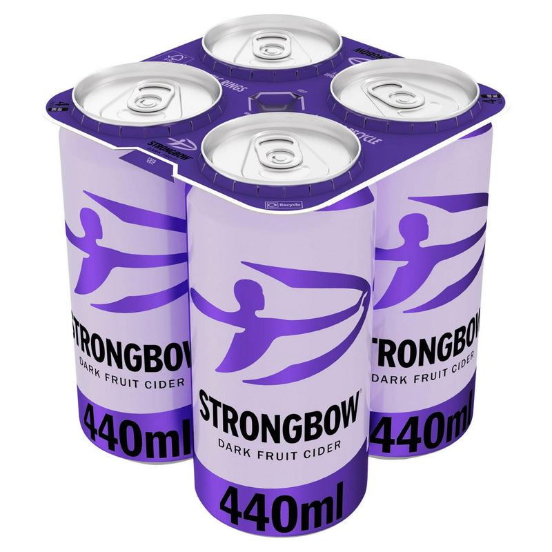 Strongbow Dark Fruit Cider Cans 4 x 440ml