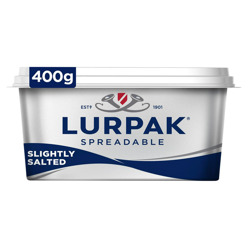 Lurpak Spreadable Slightly Salted Blended Butter with Rapeseed Oil 400g - Moo Local