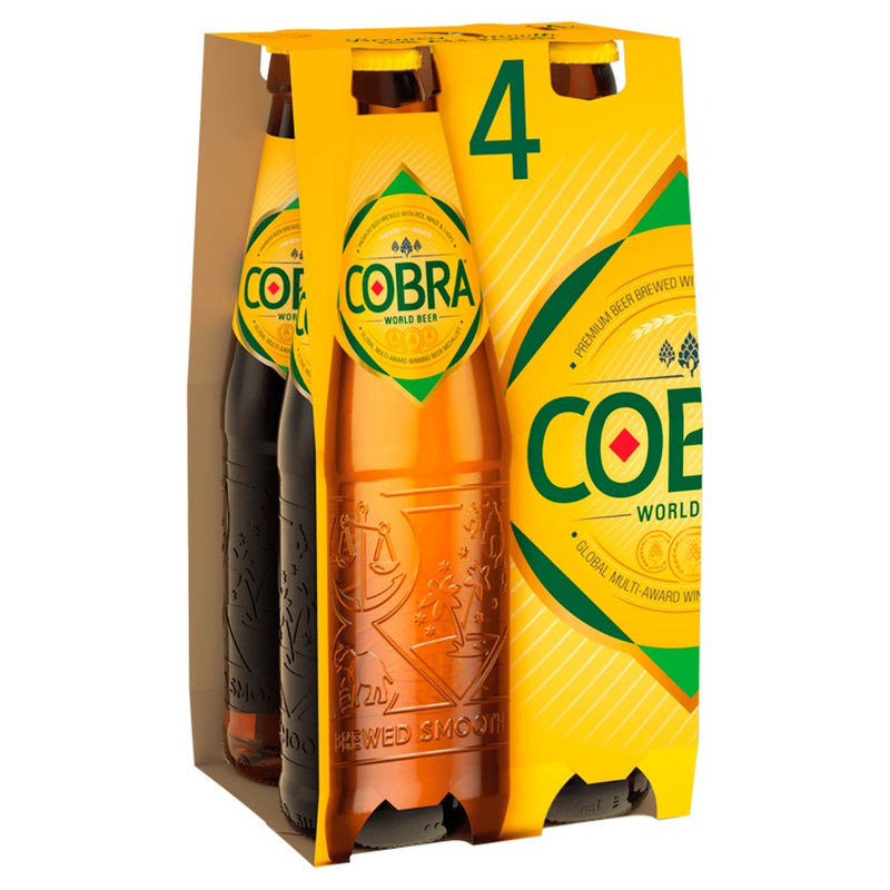 Cobra Premium Beer 4 x 330ml - Moo Local