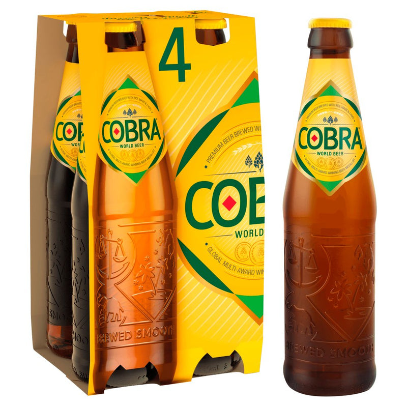 Cobra Premium Beer 4 x 330ml - Moo Local