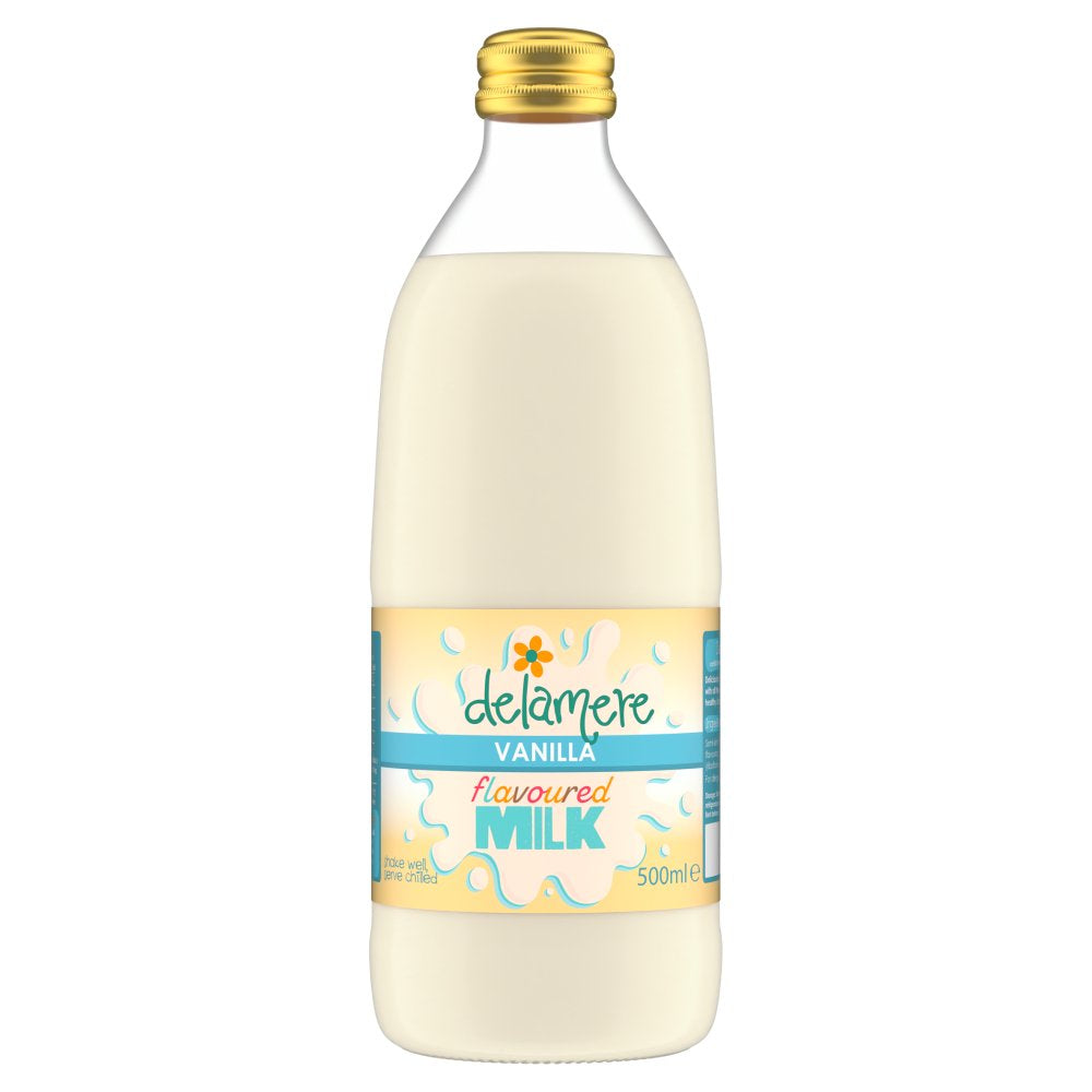 Delamere Vanilla Flavour Milk 500ml