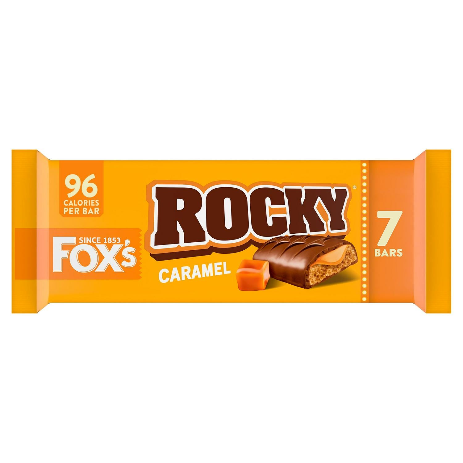 Fox's Biscuits Rocky Caramel Biscuit Bars Multipack 7 Pack 136.5g