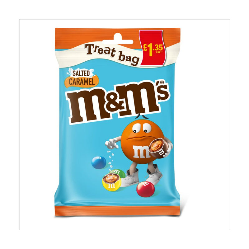 M&M's Salted Caramel Milk Chocolate Treat Bag 70g