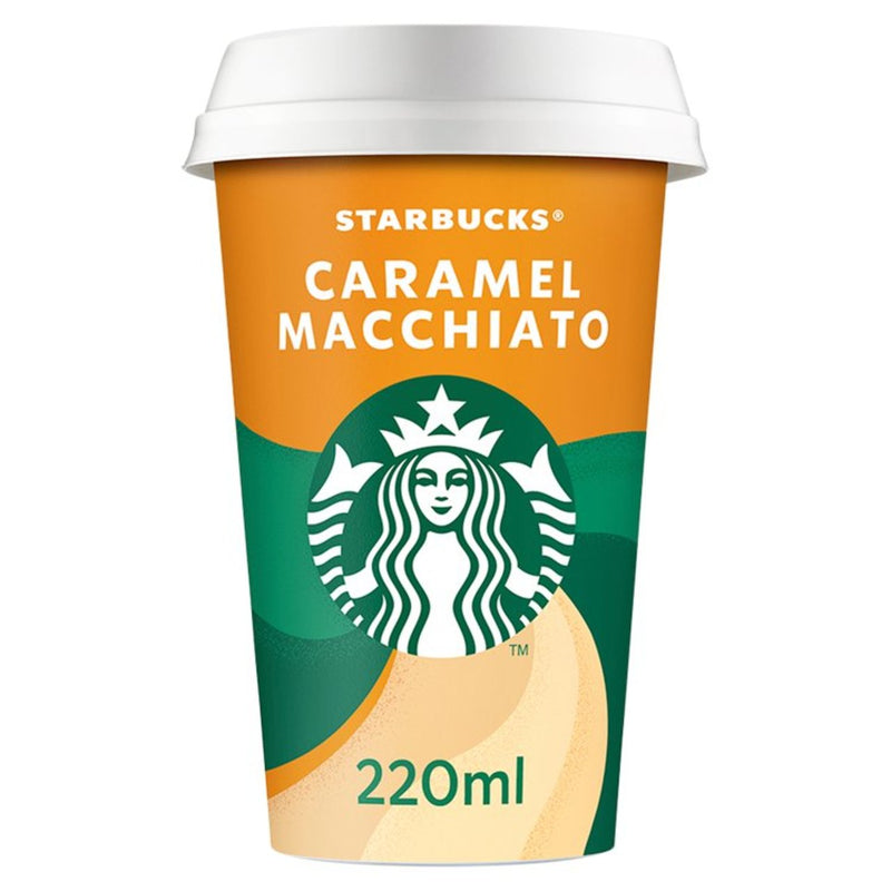 Starbucks Caramel Macchiato Flavoured Milk Iced Coffee 220ml - Moo Local