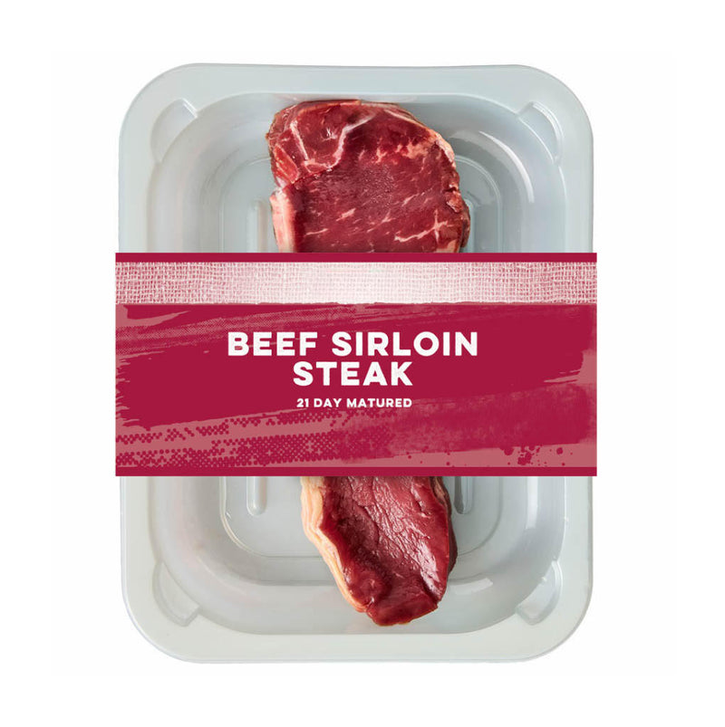 British or Irish 21 Day Matured Sirloin Steak 225g