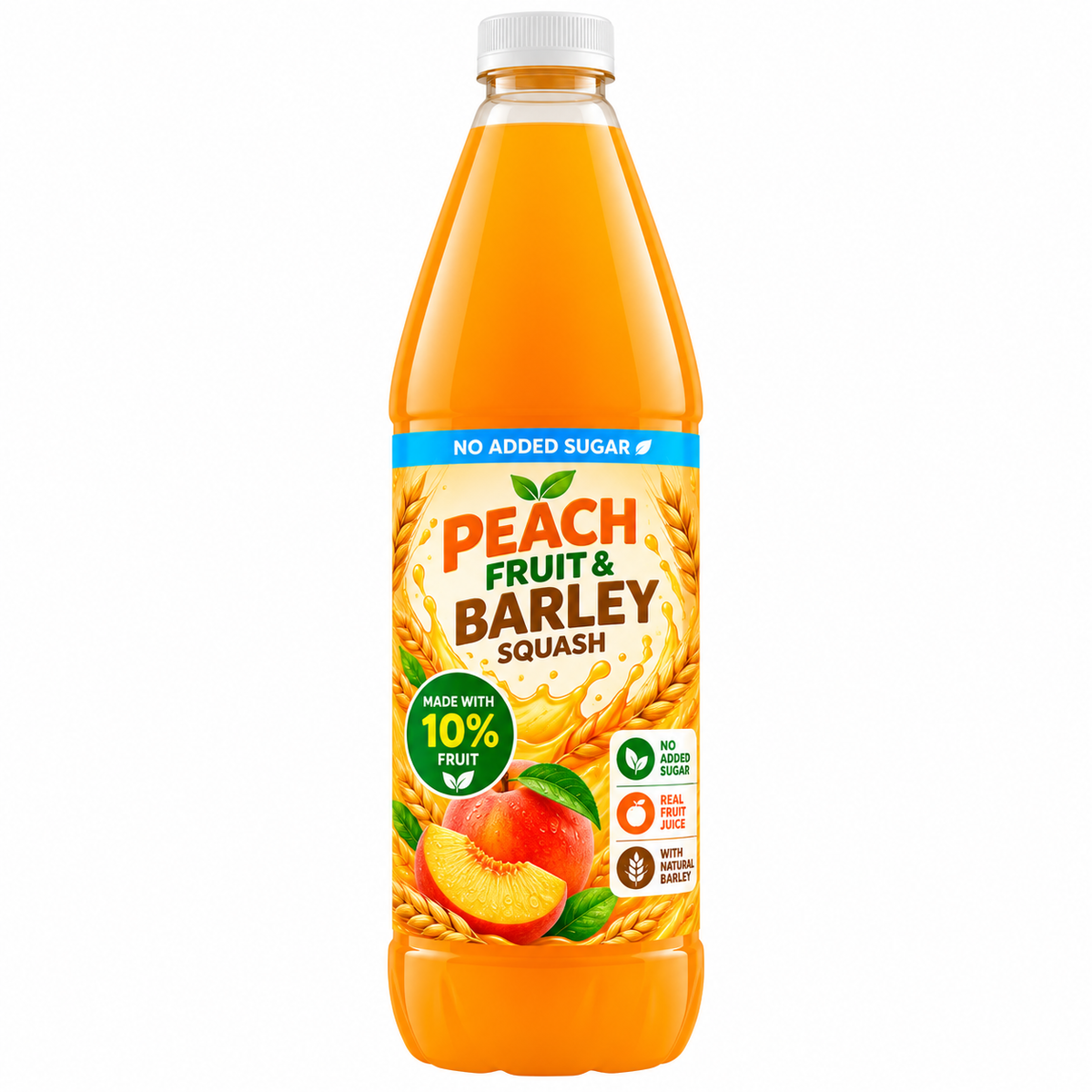 Fruit and Barley Peach No added Sugar 1 Litre