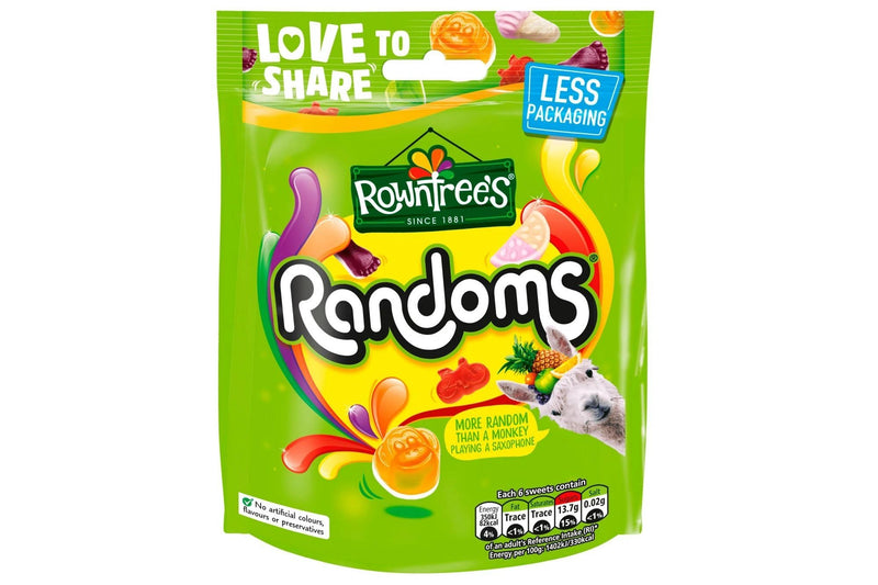 Rowntree's Randoms Sweets Sharing Bag 120g - Moo Local