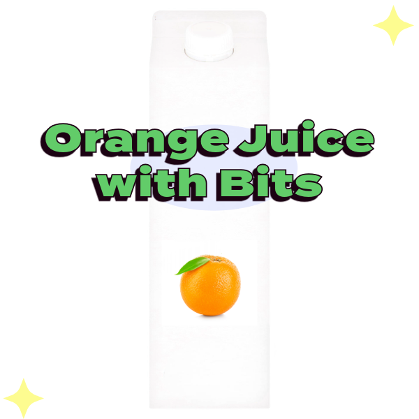 Pure Orange Juice with Juicy Bits 1 Litre