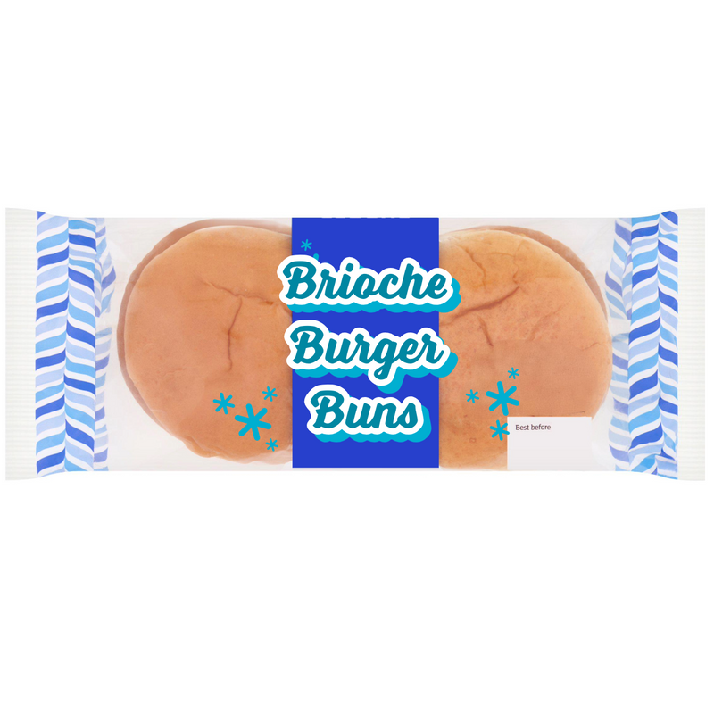 Brioche Burger Buns x4 [Retailer's Own Brand]