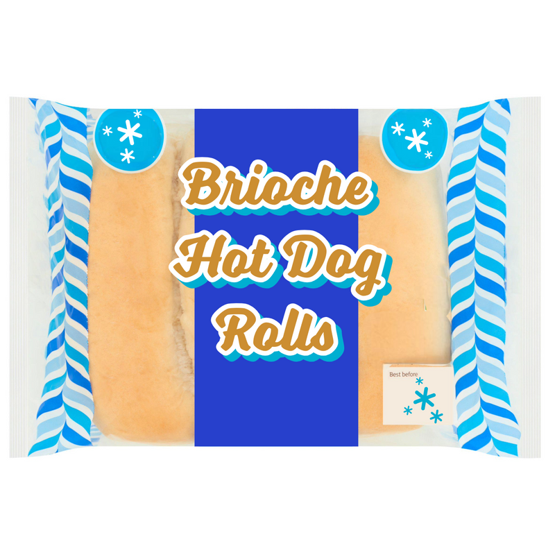 Brioche Hot Dog Rolls x6 [Retailer's Own Brand]