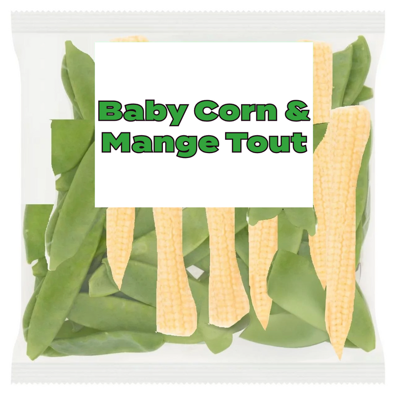 Baby Corn & Mange Tout 200g