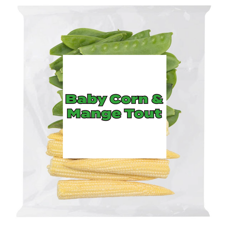 Baby Corn & Mange Tout 200g