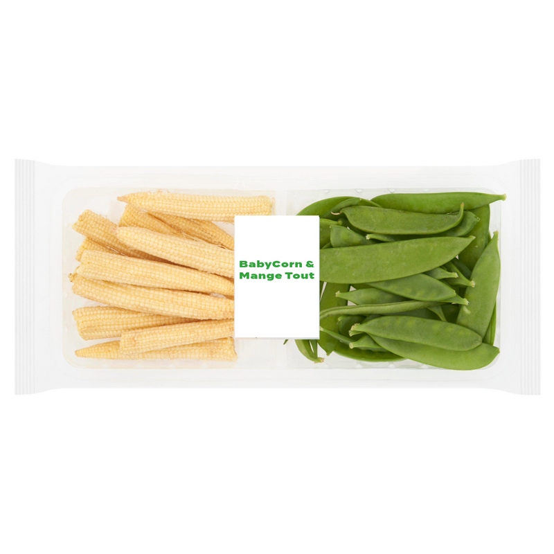 Baby Corn & Mange Tout 200g