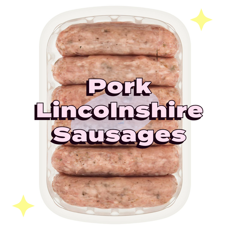 British Lincolnshire 6 Pork Sausages 400g