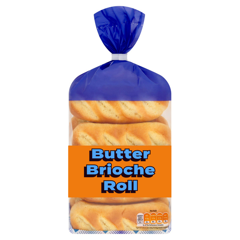 Butter Brioche Roll x8 [Retailer's Own Brand]