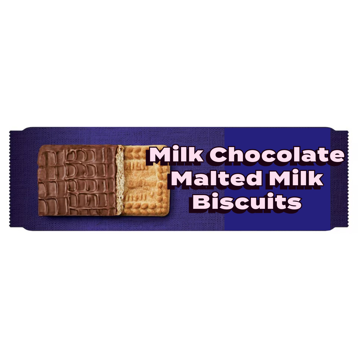 Milk Chocolate Malted Milk Biscuits 250g [Retailer's Own Brand]