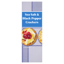 Sea Salt & Black Pepper Crackers 185g