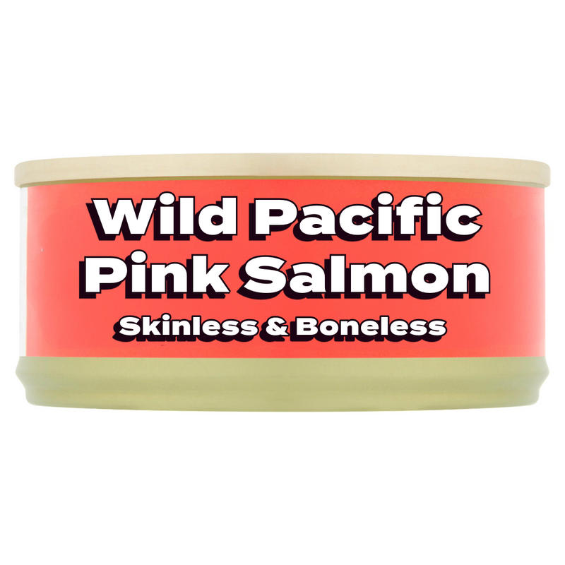 Wild Pacific Pink Salmon, Skinless & Boneless 105g
