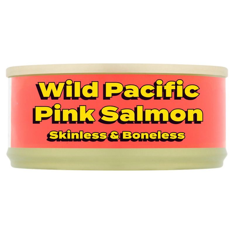 Wild Pacific Pink Salmon, Skinless & Boneless 105g